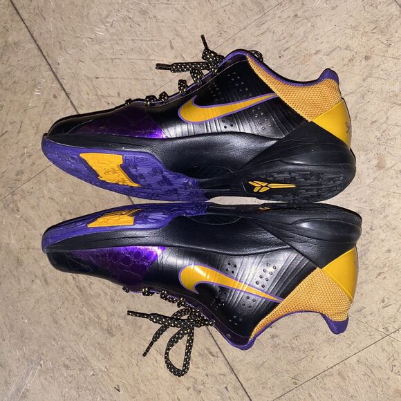 Nike Zoom Kobe 5 Protro Sneaker GS Size 5Y‎ Black LAKERS Basketball 386647-071 - Picture 6 of 12